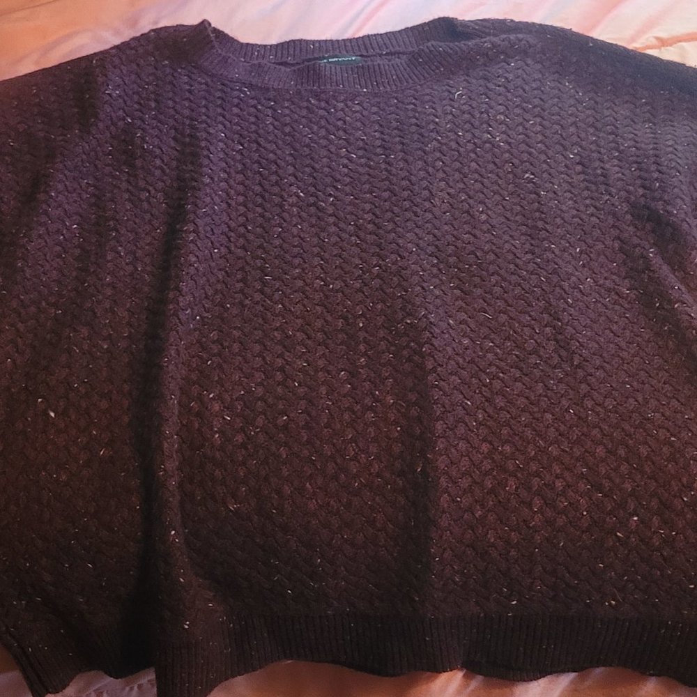 Lane Bryant 22/24 Maroon Knit Sweater